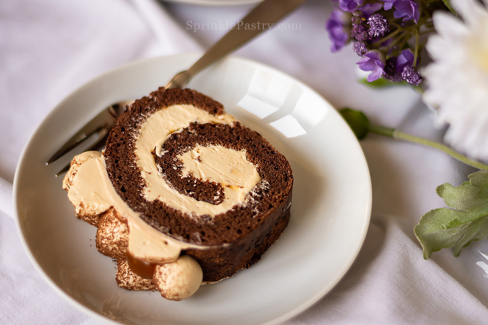 Hot Chocolate Cake Roll - Will Cook For Smiles